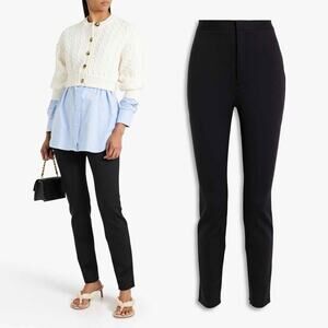 Alexander Wang T. High Waist Slim Trousers Black Sz 4 Quiet Luxary Office